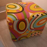 Pouf colorato 