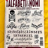 RIVISTA TATTOO ALFABETI E NOMI