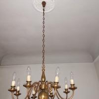 Lampadario Grande Metallo a 6 Punti Luce Diam 75cm