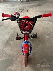Bicicletta spiderman 12 pollici