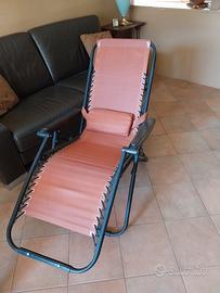 sdraio reclinabile da giardino