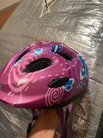 Casco Abus per bici, per bambina, misura 50-55cm.