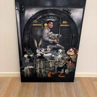 Quadro su tela Muhammad Alì-70x100 cm