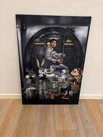 Quadro su tela Muhammad Alì-70x100 cm