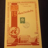 FOGLIO CELEBRATIVO (15°ANNIVERSARIO NAZIONI UNITE)