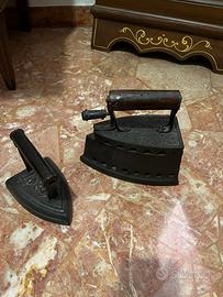 Coppia ferro da stiro antico