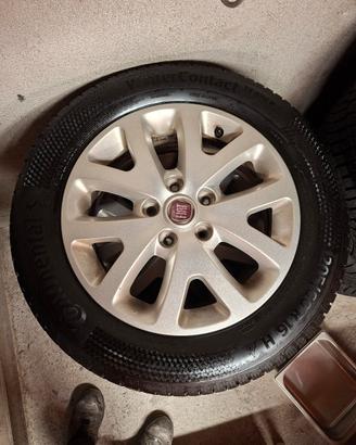 gomme e cerchi in lega fiat sedici 