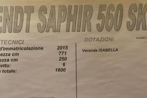 Roulotte Fendt Saphir 560 SKM