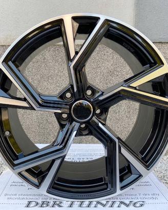 Cerchi lega 20 AVUS AF20 Black Polish AUDI A3, A4 