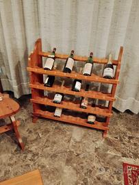 PortaBottiglie Rustico in Pino