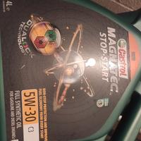 olio motore 2 taniche, 2 flaconi