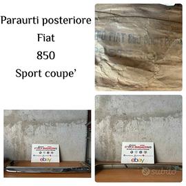 Coppia paraurti Fiat 850 sport coupè anteriori e p