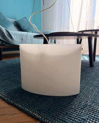 Lampada a sospensione design moderno bianca