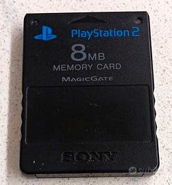 PS2 Memory card Sony originale 8MB testata