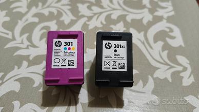 Lotto 2 cartucce VUOTE HP 301 colore e HP 301X