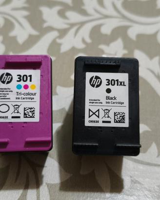 Lotto 2 cartucce VUOTE HP 301 colore e HP 301X