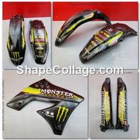 KIT PLASTICHE KAWASAKI KXF 250 2009 2010 KX F KXE