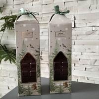 2 diffusori di profumo di Natale a forma di casa