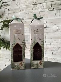 2 diffusori di profumo di Natale a forma di casa