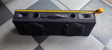 box audio per bagagliaio auto o per feste ecc...