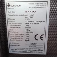 Stufa Focus a pellets con magnolica