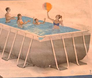 Piscina Bestway Power Steel Frame 488x244x122