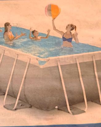 Piscina Bestway Power Steel Frame 488x244x122