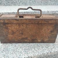 WW2 cassetta MG 34/42 tedesca no elmetto