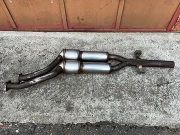 Tubo di scarico con 2 catalizzatori BMW 530D E39