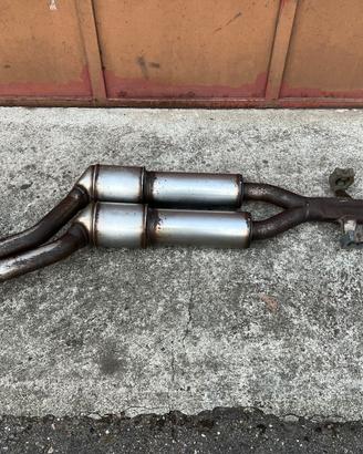 Tubo di scarico con 2 catalizzatori BMW 530D E39