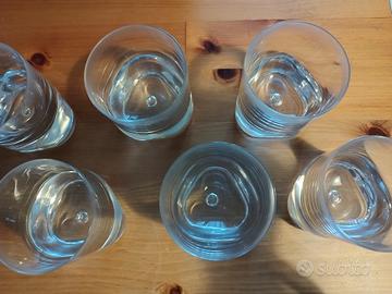 Set 6 bicchieri Design serie Pitagora 1969