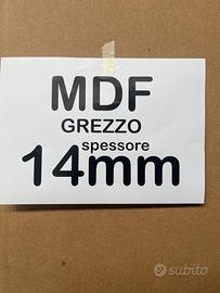 Pannello MDF grezzo 14mm