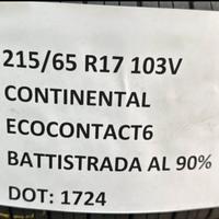 215/65 R17 103V CONTINENTAL ECOCONTACT6 USATE
