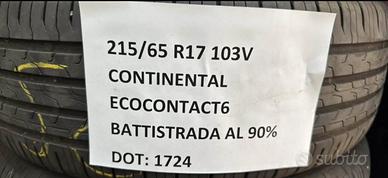 215/65 R17 103V CONTINENTAL ECOCONTACT6 USATE