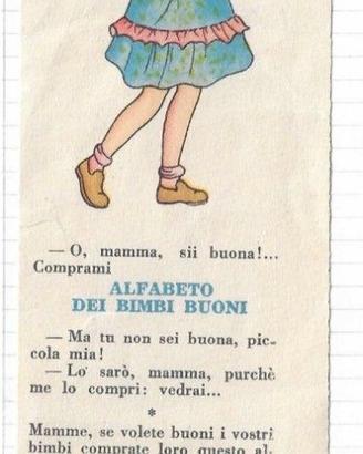 Italia - segnalibro anni '50/'60 - Edizioni Paolin