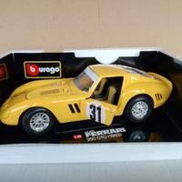 MODELLO AUTO FERRARI 250 GTO GIALLA BURAGO