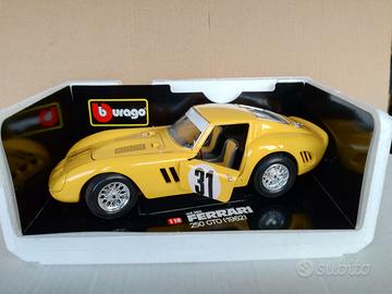 MODELLO AUTO FERRARI 250 GTO GIALLA BURAGO