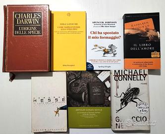 Libri usati, vari titoli italiani, diversi generi