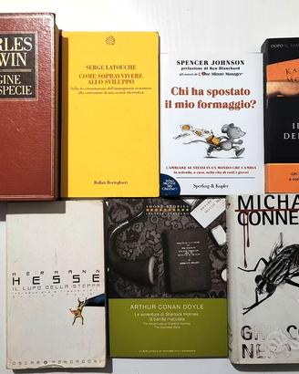 Libri usati, vari titoli italiani, diversi generi