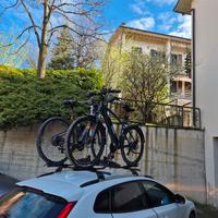 porta bicicletta E-bike da tetto per auto