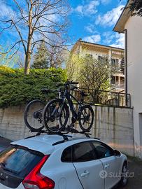 porta bicicletta E-bike da tetto per auto