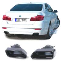 TERMINALI SCARICO BMW F10 F11 F12 F13 LOOK V8 NERO
