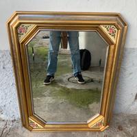 Specchio anni 70’ decorato a mano