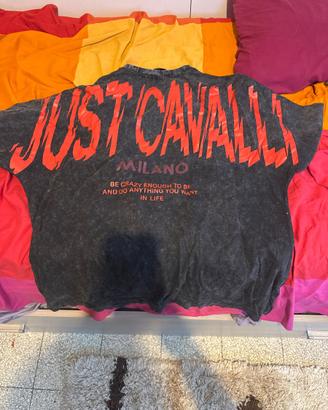 Maglietta oversize just cavalli