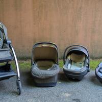 Trio(passeggino, navicella, ovetto) marca GB Maris