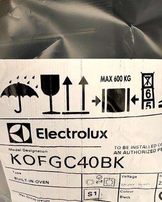 forno electrolux nuovo kofgc40bk