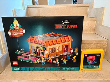 Lego Krusty Burger 10352 + Soggiorno Casa Simpson