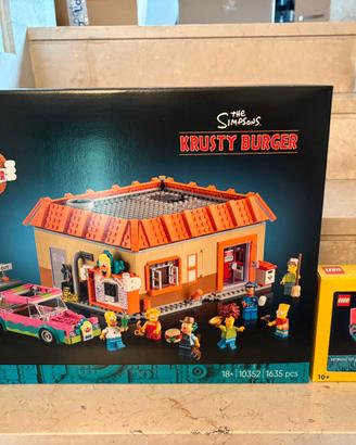 Lego Krusty Burger 10352 + Soggiorno Casa Simpson