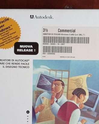 Autocad AutoSketch 2.0 release italiano windows 