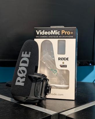 RØDE VideoMic Pro+ microfono shotgun nero